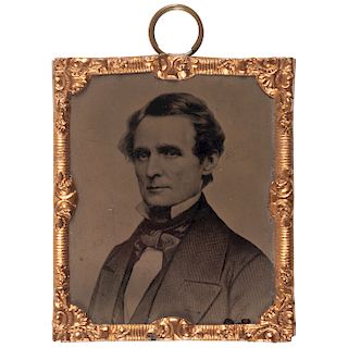 Jefferson Davis Sixteenth Plate Abbott Tintype