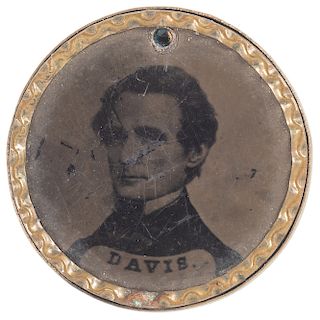Jefferson Davis & P.G.T. Beauregard 1861 Ferrotype