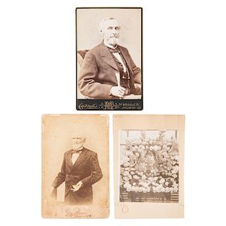 Jefferson Davis, Cabinet Cards, Incl. Last Known Photograph