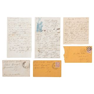 Battle Content Letter Archive of Private Watson Barber, 142nd New York Volunteers, 1862-1865