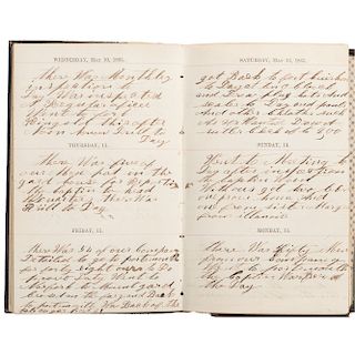 Civil War Diary of Thomas Mains, 33rd Independent Battery, Light Artillery, NYSV