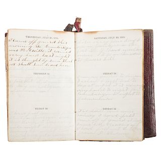 1864 Civil War Diary of Eli Rockwell, 13th New York Heavy Artillery