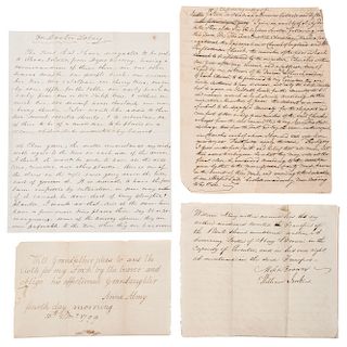 Anna Almy Jenkins, Quaker and Granddaughter of Brown University Founder, Moses Brown, Archive Featuring Correspondence, Wills, and Documents from the 