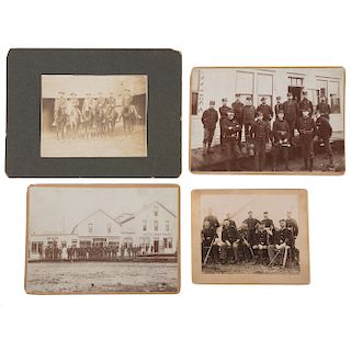 Battle of Sugar Point, Leech Lake Indian Reservation, 1898, Four Photographs of National Guard Members Involved in the Conflict