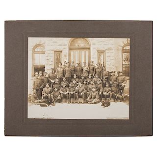 General Edward S. Godfrey and the 7th US Cavalry, Large Format Photograph