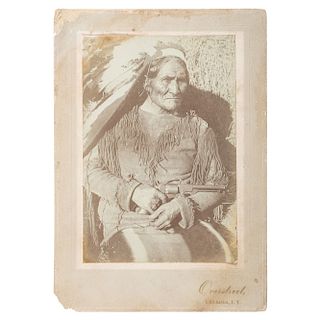 Geronimo, Pair of Cabinet Cards