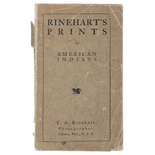 Scarce Catalogue of F.A. Rinehart's Photographs of American Indians