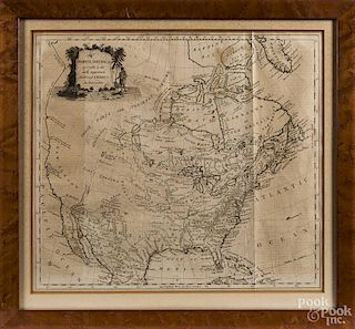 Thomas Conder, map of North America, late 18th c., engraved for Moore's New & Complete Collection