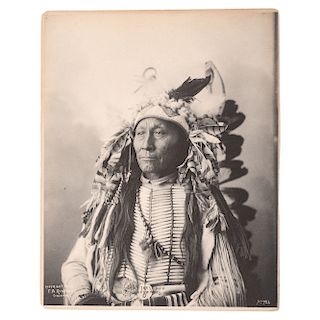 F.A. Rinehart, Three Platinum Photographs Featuring Cheyenne and Sioux Subjects