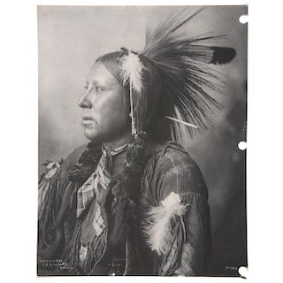 F.A. Rinehart, Two Platinum Photographs Featuring Henry Wilson, Apache, and Six Toes, Kiowa