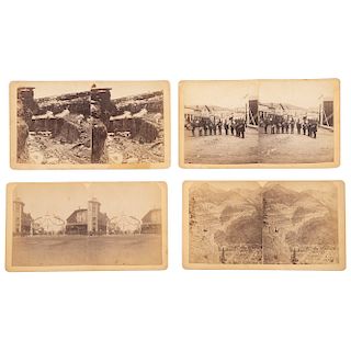 Colorado Stereoviews by T.C. Miller, Large Collection of Landscape and Town Views