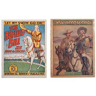 Buffalo Bill Wild West Programs for 1910, 1911, 1912/13 and 1917