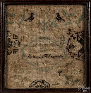 Chester County, Pennsylvania Westtown School sampler, dated 1808