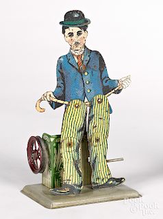 Charlie Chaplin slate dancer steam toy accessory