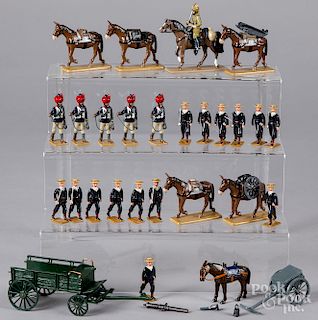 Group of Frontline Figures miniature toy soldiers