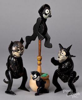 Collection of Felix the Cat toys