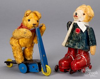 Two wind-up bears