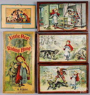 Group of Little Red Riding Hood collectibles