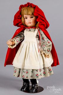 Schoenhut Little Red Riding Hood wood doll