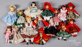 Group of Madame Alexander dolls and accessories