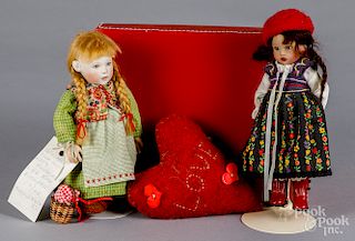Two Contemporary dolls