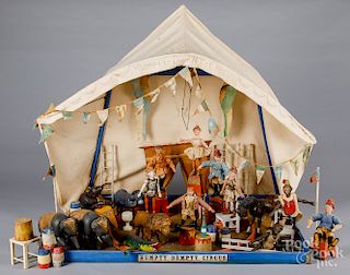 Schoenhut Humpty Dumpty Circus tent
