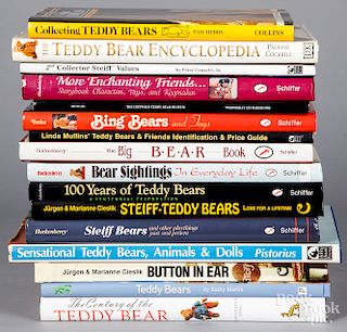 Large group of Teddy Bear reference books