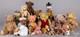 Group of artisan teddy bears