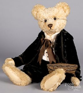 Large artisan George Washington teddy bear