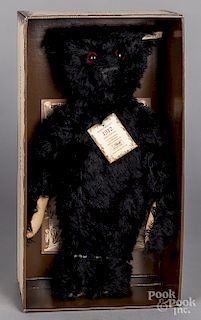 British Collectors 1912 replica black teddy bear