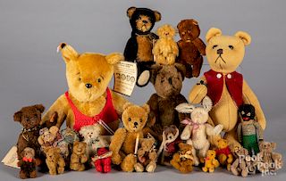 Group of collectible teddy bears