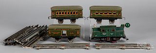 Ives four-piece train set