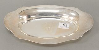 Wallace "Antique" sterling silver bread tray. lg. 11 3/4 in., 17.5 troy ounces