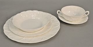 83 piece Coalport and wedgewood (mear matching) china set to include 13 dinners, 14 salad, 11 large bowls, 11 coffee cup and saucer,...