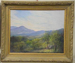 Frank Gervasi (1895-1986), oil on canvas, Big Bend National Park, mountainous landscape, signed lower left f. Gervasi. 24" x 30