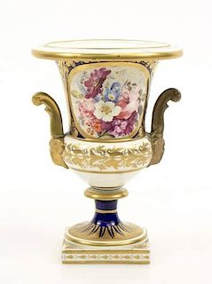 19th C. Sevres Style Hand Painted Porcelain Urn