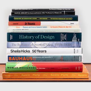 Group of Eleven Books on Design