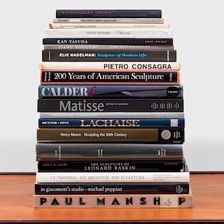 Group of Nineteen Books on Modern Sculpture
