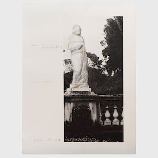 Christo (b. 1935) and Jeanne Claude Christo (b. 1935): Wrapped Venus, Project for Borghese