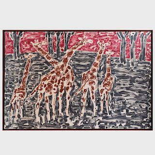 Stephen Pace (1918-2010): Giraffes