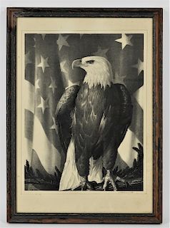Stow Wengenroth Bird of Freedom Lithograph