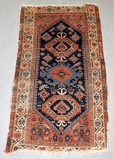 NW Persian Kurdish Wool Carpet Rug Runner