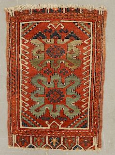 Turkish Yastik Small Wool Rug Carpet Mat