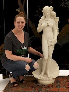 Vintage Kosmolux Italian Marble Venus Sculpture