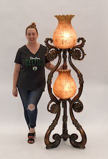 MCM Hollywood Regency Floor Lamp Sculpture
