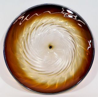 Daniel Read Contemporary American Art Glass Bowl