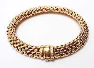 FOPE Vendome 18K Pink Gold Flex Italian Bracelet