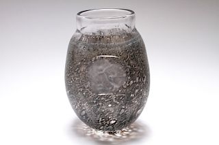 Kjell Engman Kosta Boda 'Fossil' Art Glass Vase