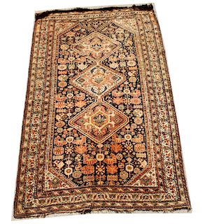 Qashaqi Persian Carpet 4' 7" x 8'