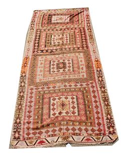 Persian Geometric Kilim Carpet 5' x 12'